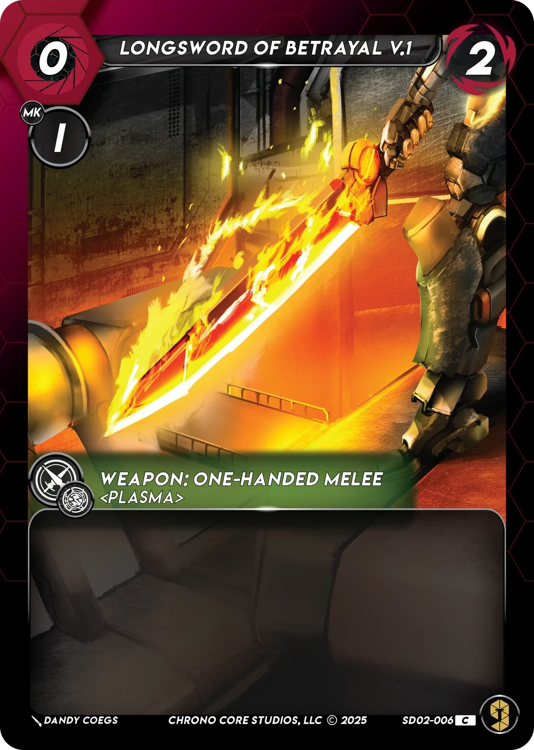 Longsword Of Betrayal V.1 — Standard