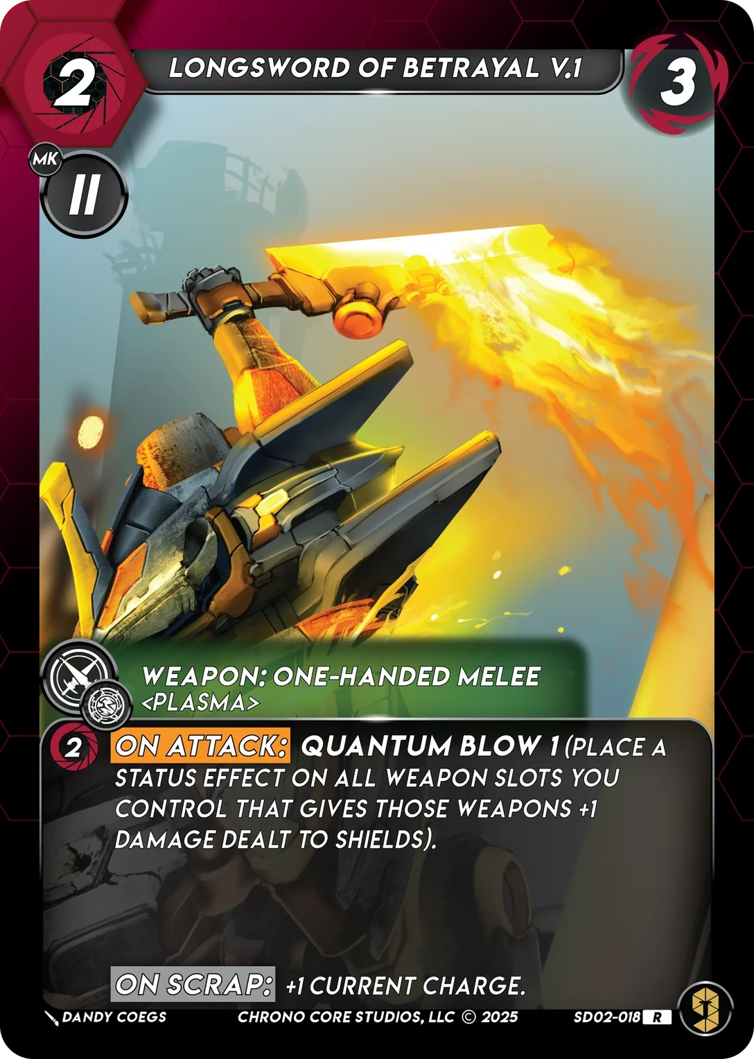 Longsword Of Betrayal V.1 — Standard