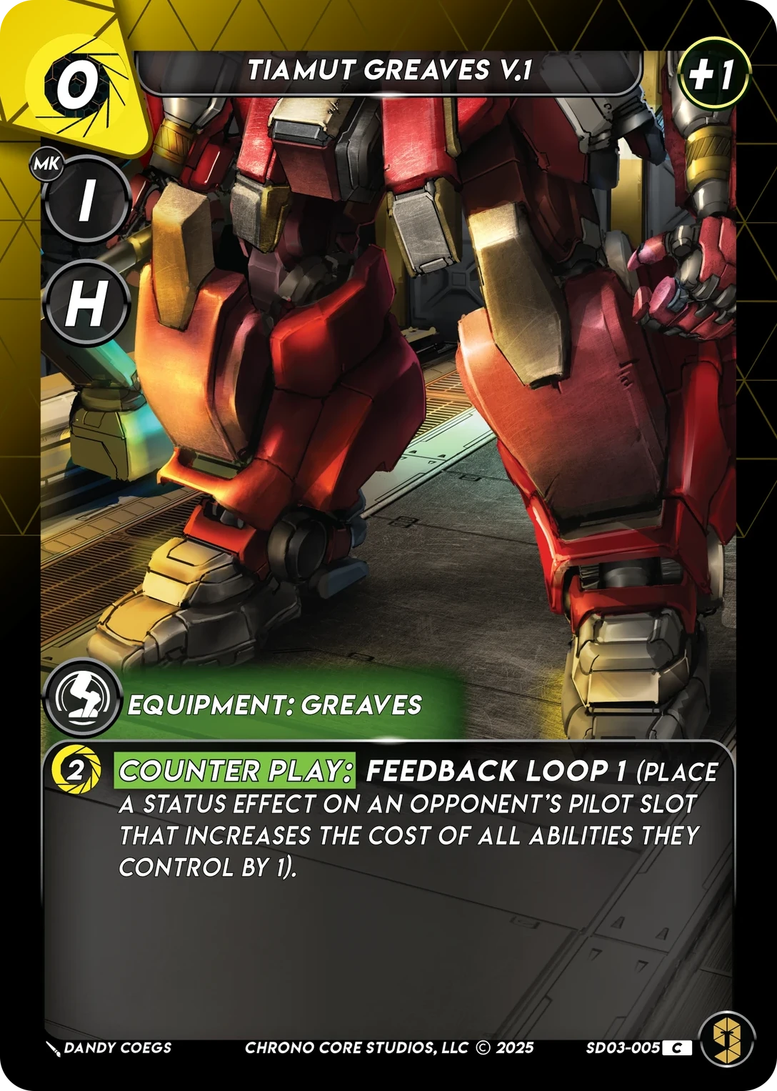 Tiamut Greaves V.1 — Standard
