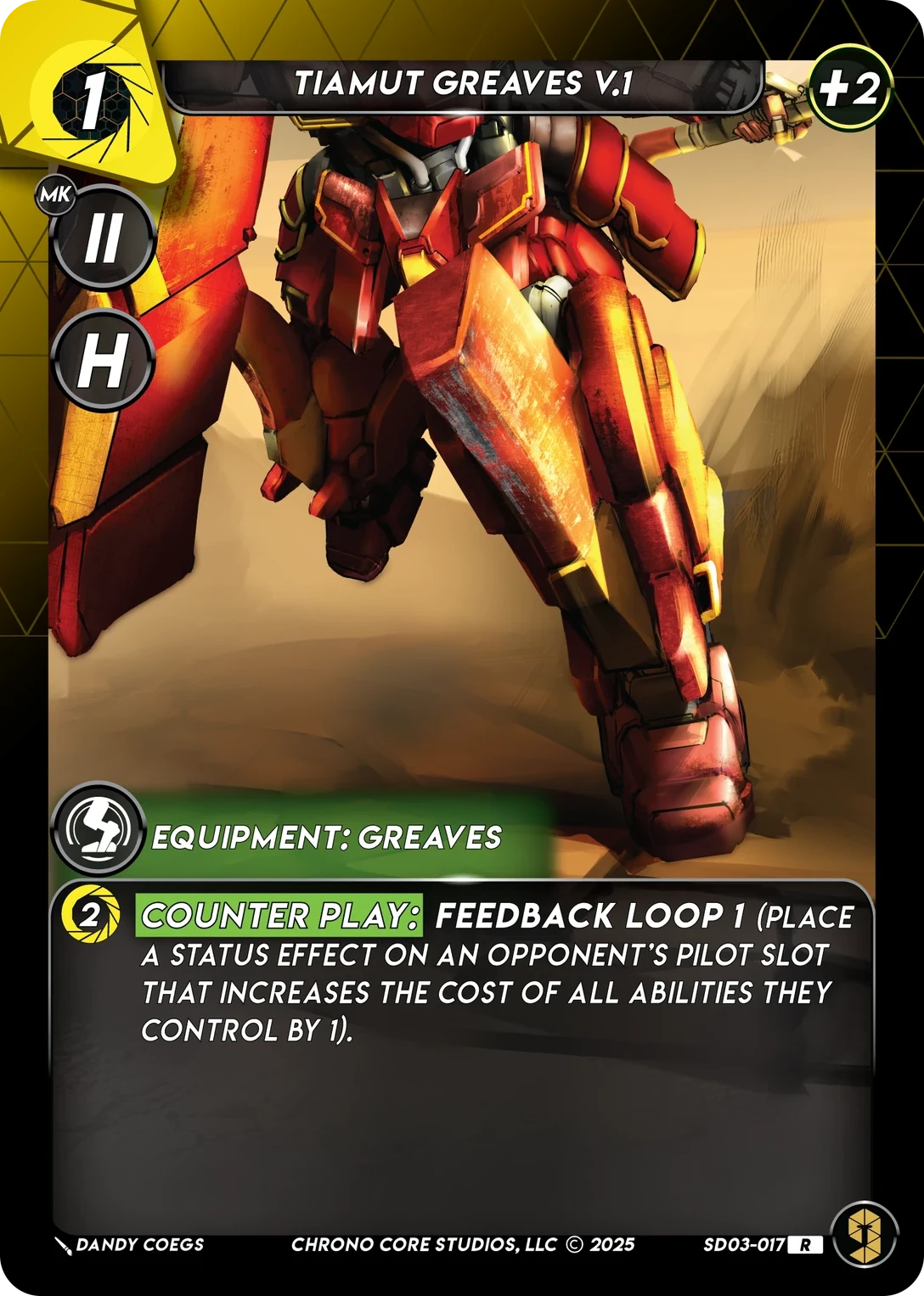 Tiamut Greaves V.1 — Standard