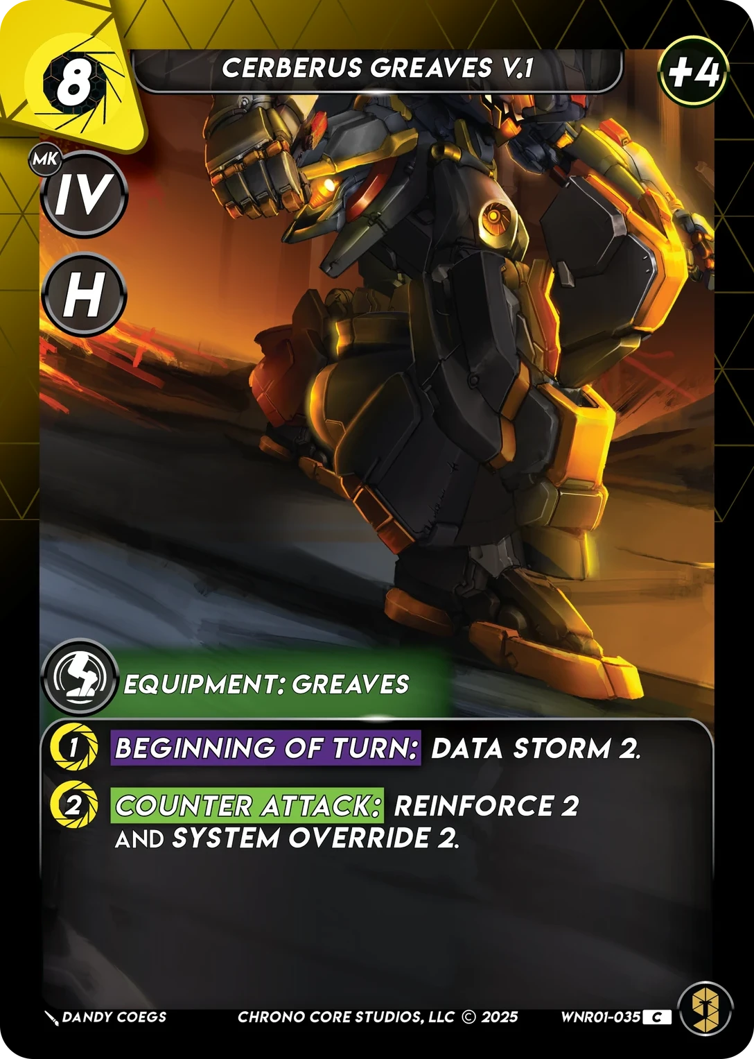 Cerberus Greaves V.1 — Standard