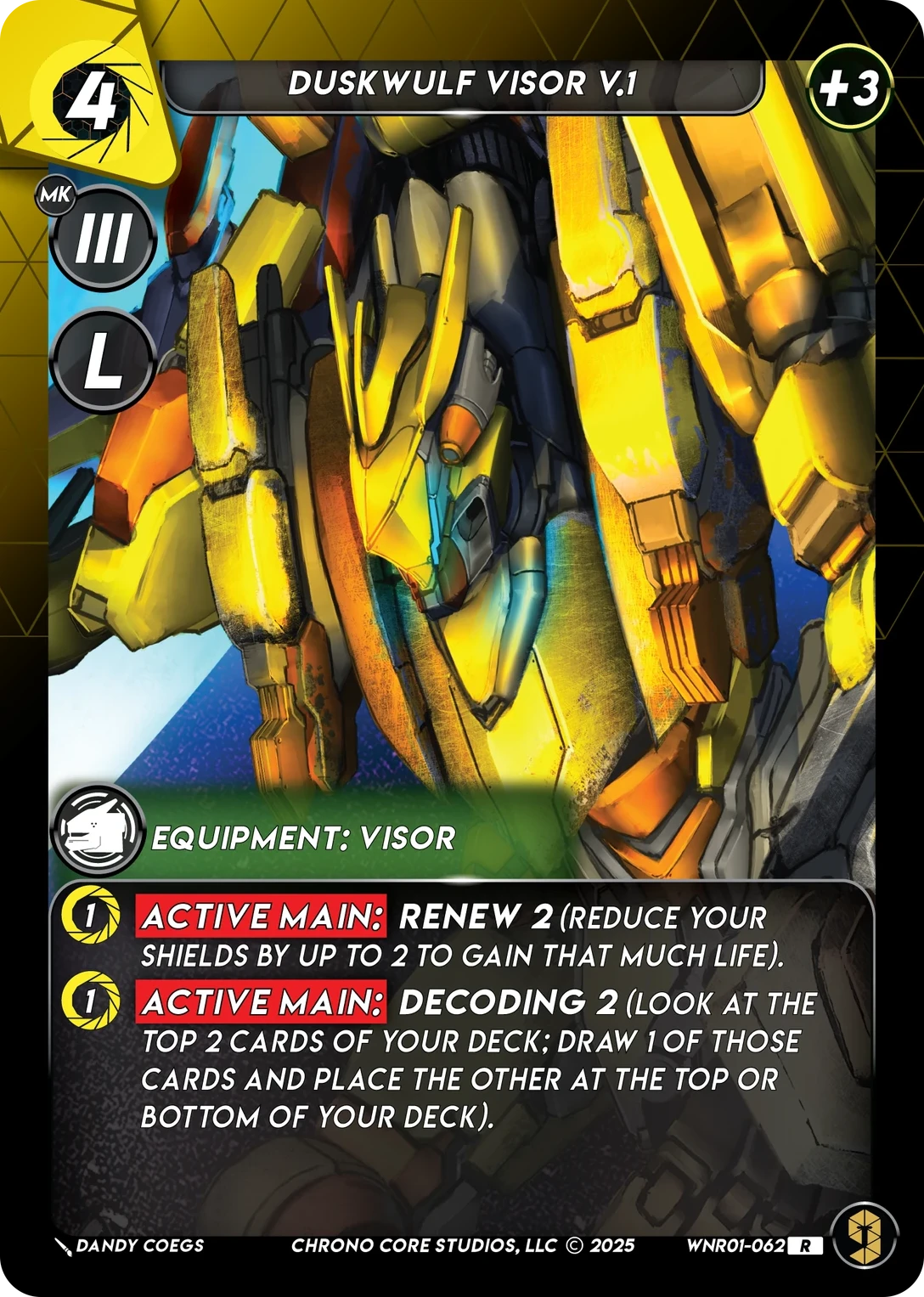 Duskwulf Visor V.1 — Standard