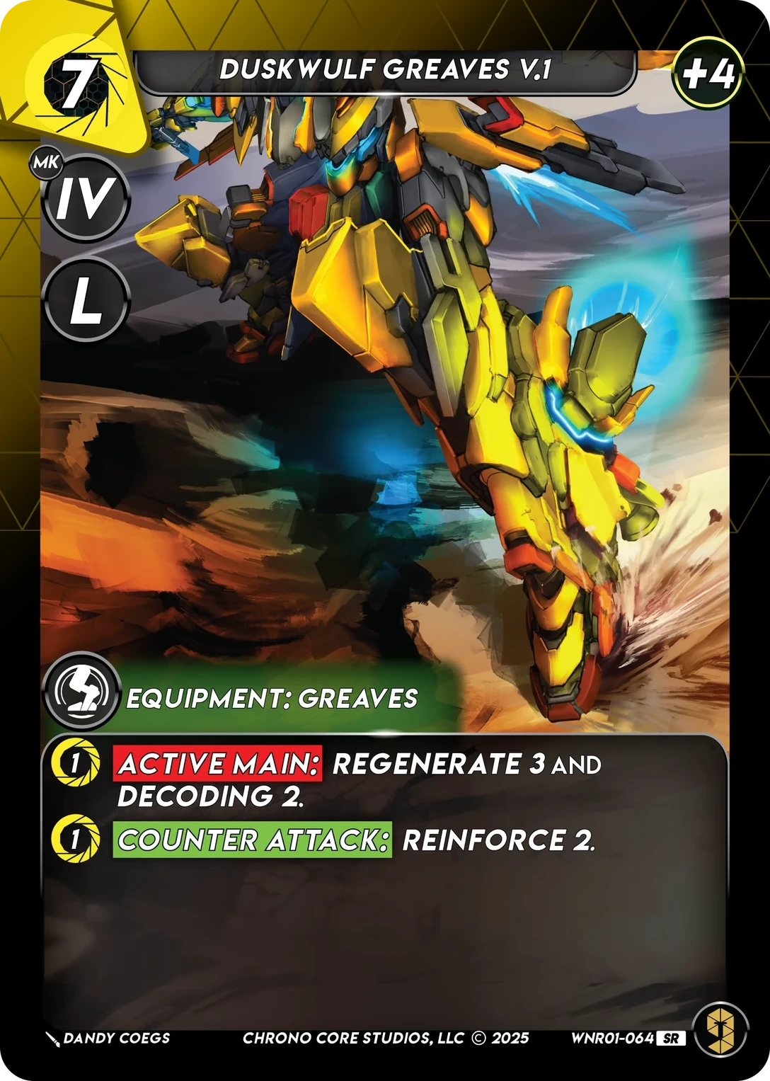 Duskwulf Greaves V.1 — Standard