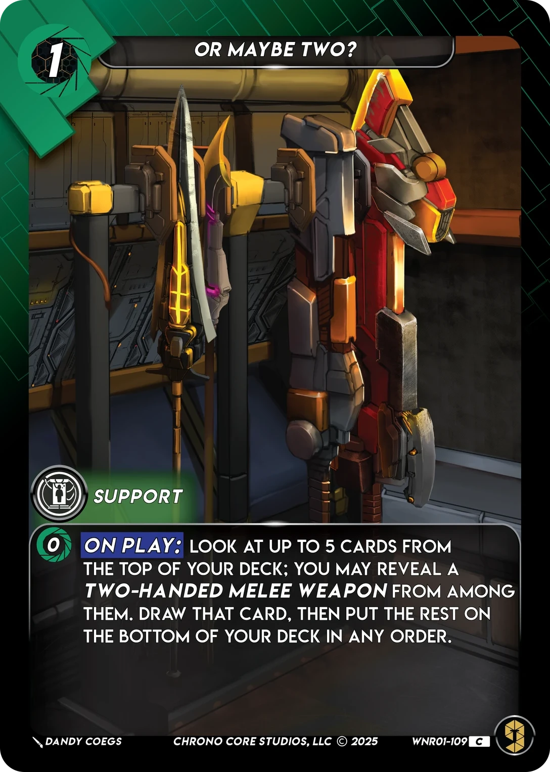 Or Maybe Two — Standard