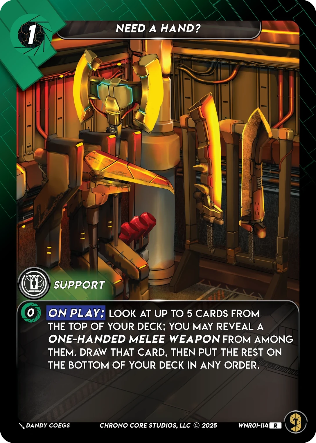 Need A Hand — Standard